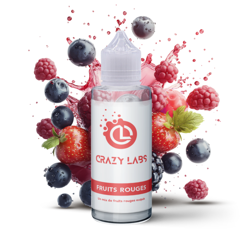 E-liquide Fruits Rouges 100ml (Flacon 140ml) - Crazy Labs