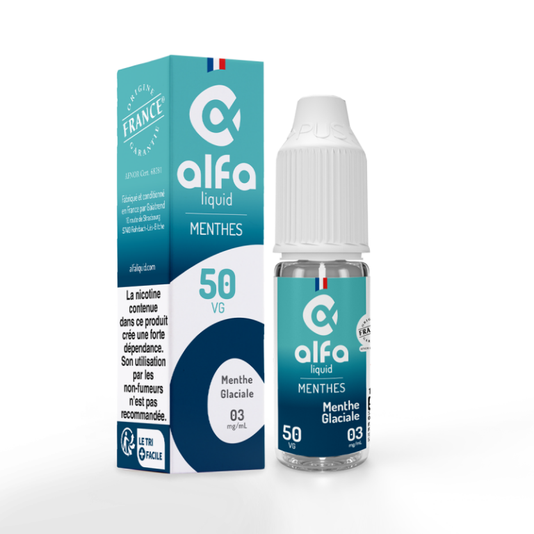E-liquide Menthe Glaciale Mènthes 10 ml - Alfaliquid
