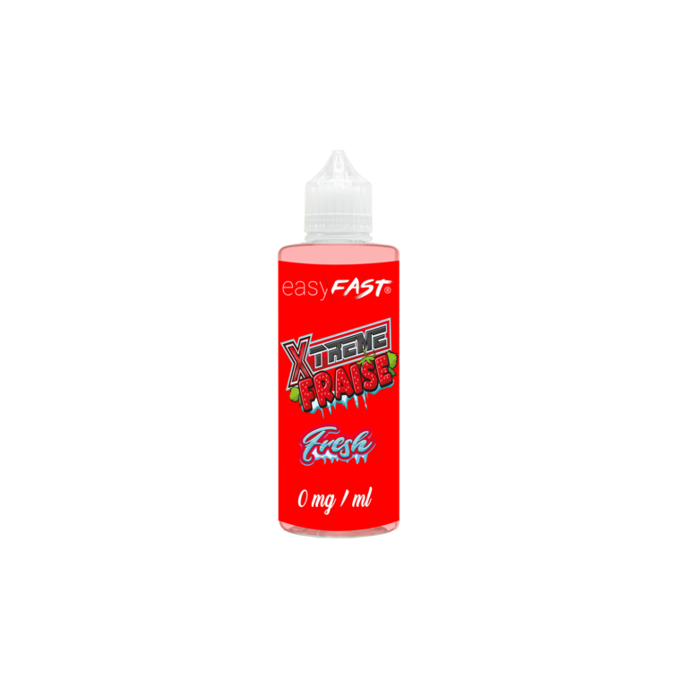 E-liquide Xtreme Fraise Fresh - 200 ml - Prêt à Vaper - Easy/Fast (E-Intense)