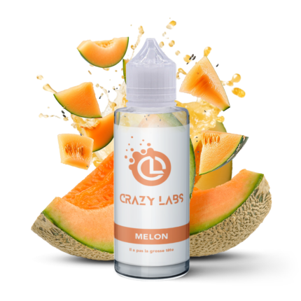 E-liquide Melon 100ml (Flacon 140ml) - Crazy Labs