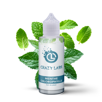 E-liquide Menthe Chlorophylle 100ml (Flacon 140ml) - Crazy Labs