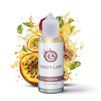 E-liquide Passion 100ml (Flacon 140ml) - Crazy Labs