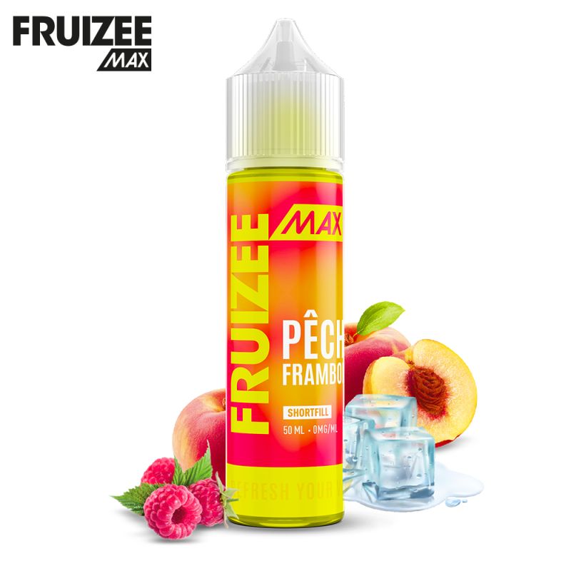 Pêche Framboise 50ml - Fruizee Max (Eliquid France)