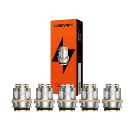 Résistances Z XM Boost GeekVape en pack de 5, disponibles en 0,15 / 0,2 / 0,4 ohm.