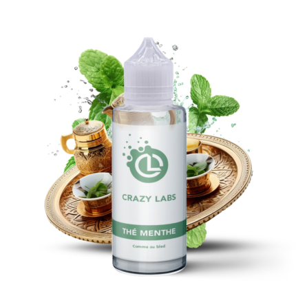 E-liquide Thé Menthe 100ml (Flacon 140ml) - Crazy Labs
