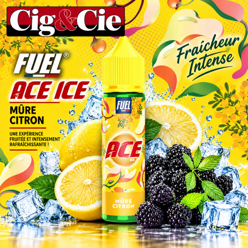 Mûre Citron 50ml (Gamme ACE) - Maison Fuel