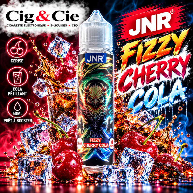 Fizzy Cherry Cola 50ml - JNR