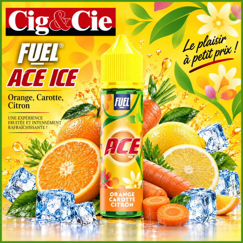 Orange Carotte Citron 50ml (Gamme ACE) - Maison Fuel