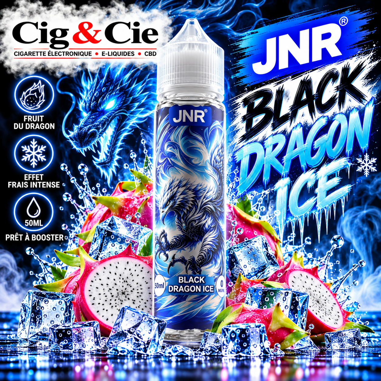Black Dragon Ice 50ml - JNR Black Dragon Ice 50ml - JNR