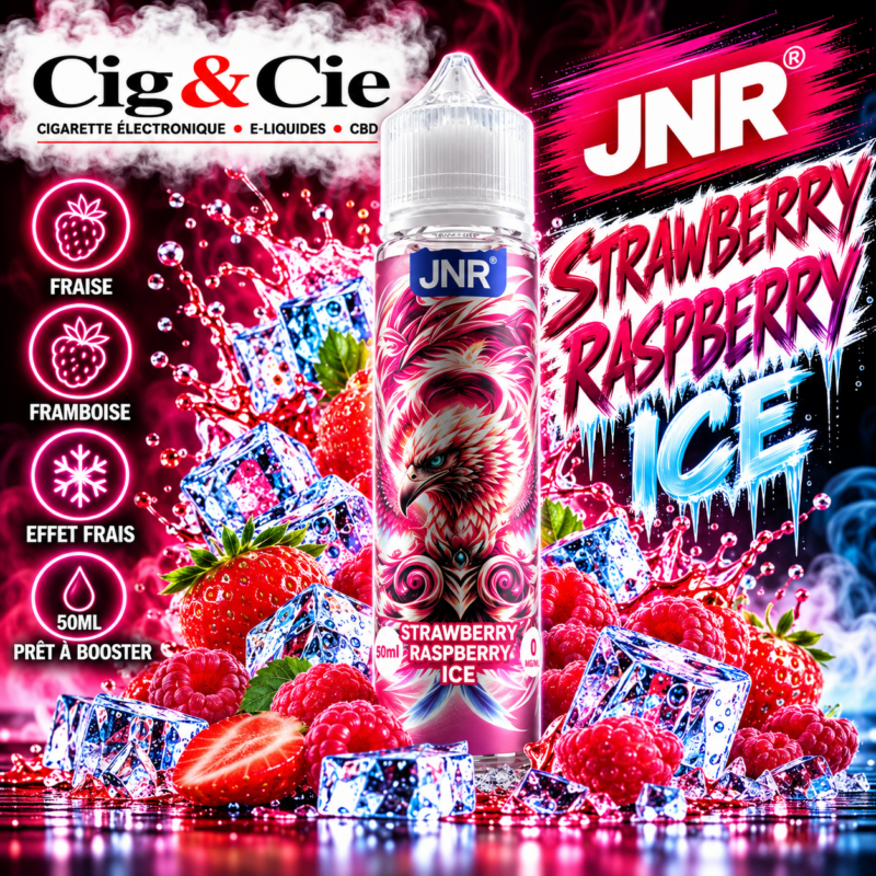 Strawberry Raspberry Ice 50ml - JNR