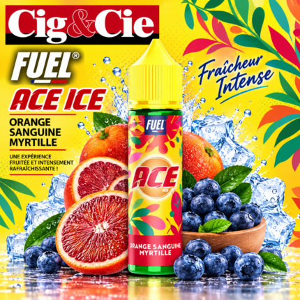 Orange Sanguine Myrtille 50ml (Gamme ACE) - Maison Fuel