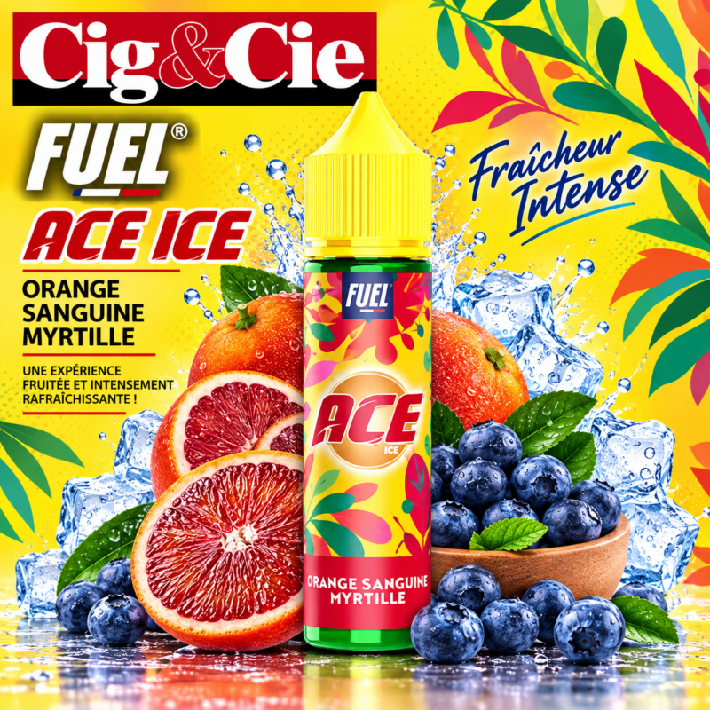 Orange Sanguine Myrtille 50ml (Gamme ACE) - Maison Fuel